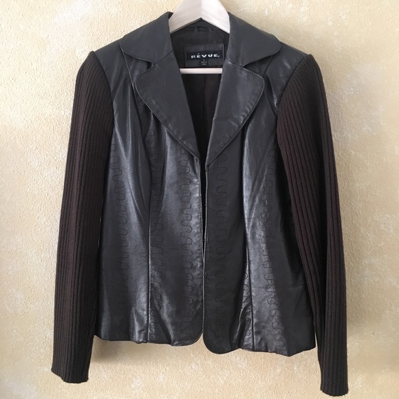 Rèvue Jackets & Blazers - Rèvue Leather Jacket